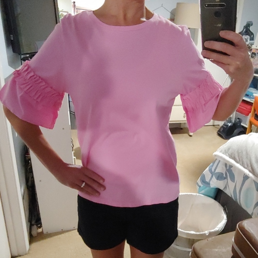 Pink H&M Ruffle-sleeve - Picture 7 of 7